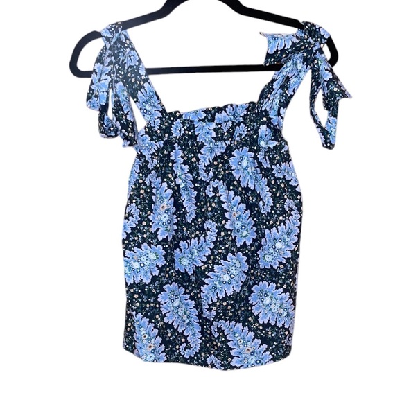 J. Crew Collection Tie-Shoulder Tank in Ratti Pacific Paisley - Picture 6 of 9